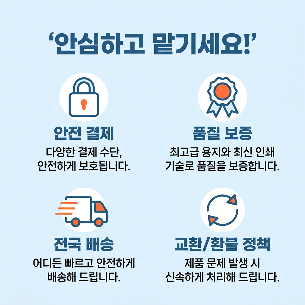 봉투 안심하고 맡기세요!