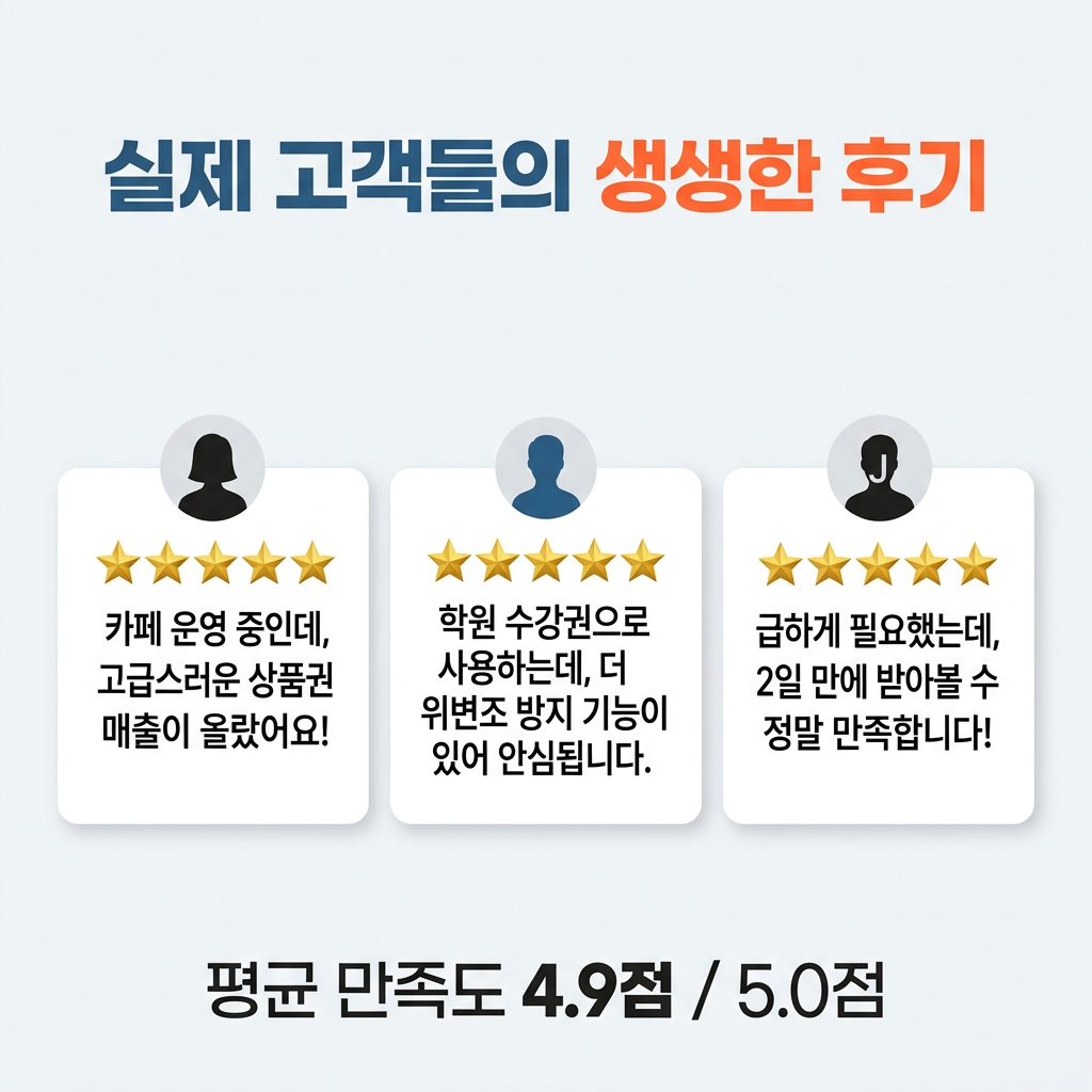 상품권 실제 고객들의 생생한 후기