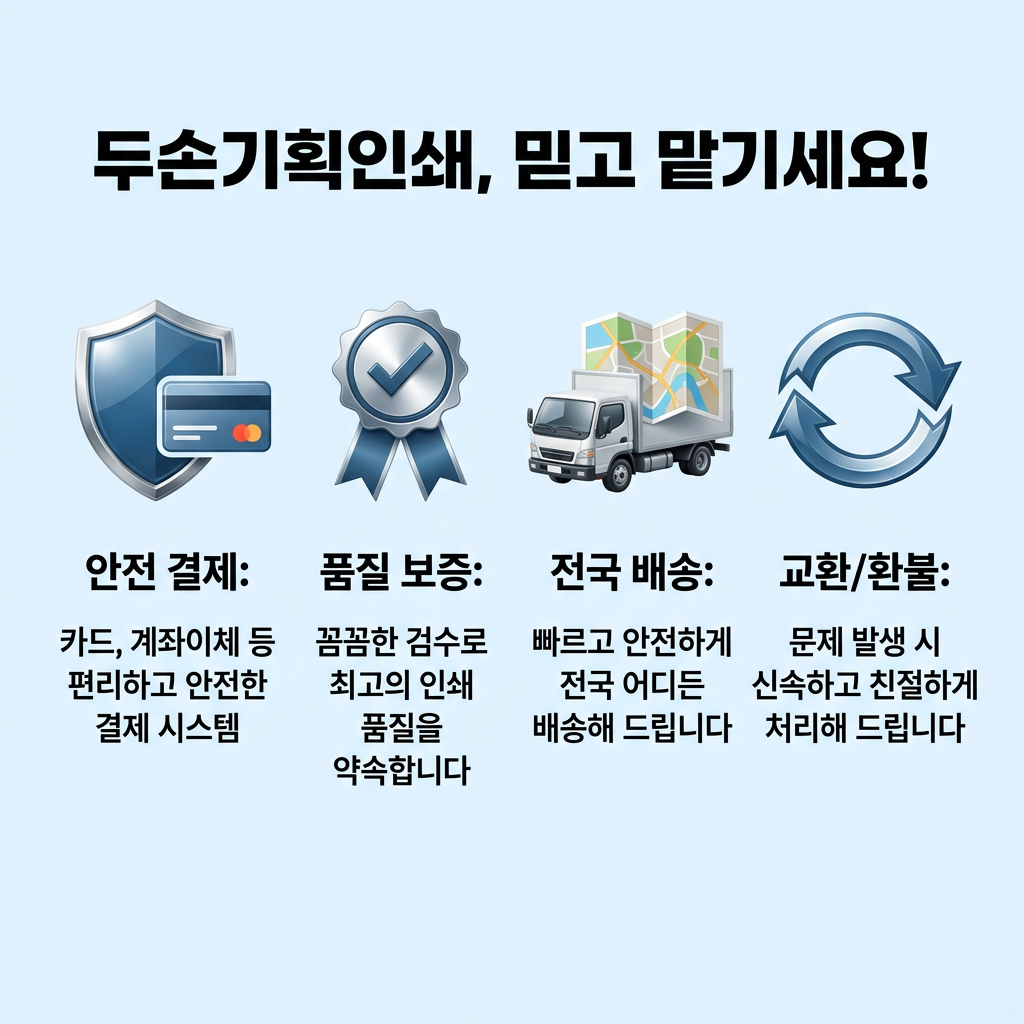 상품권 두손기획인쇄, 믿고 맡기세요!