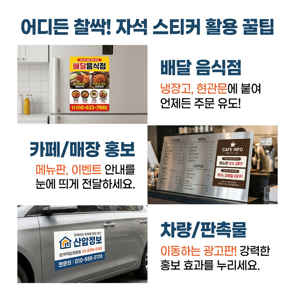 자석스티커 어디든 찰싹! 자석 스티커 활용 꿀팁