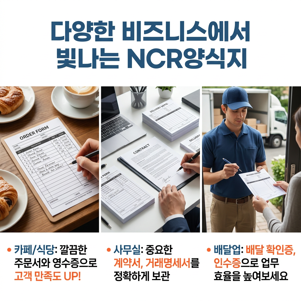 NCR양식지 다양한 비즈니스에서 빛나는 NCR양식지